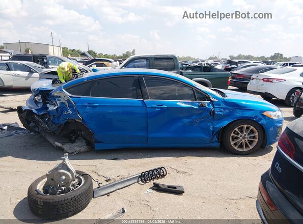 3FA6P0HD4LR113344 2020 FORD FUSION Синий Панорамный вид салона 360°