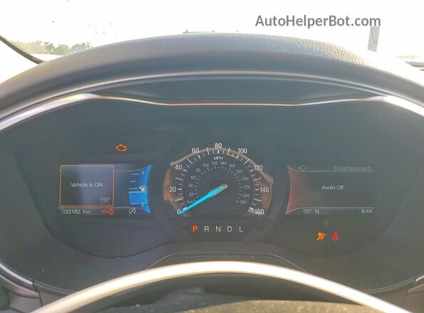 3FA6P0HD4LR119466 2020 FORD FUSION White Սարքավորումների վահանակի տեսք