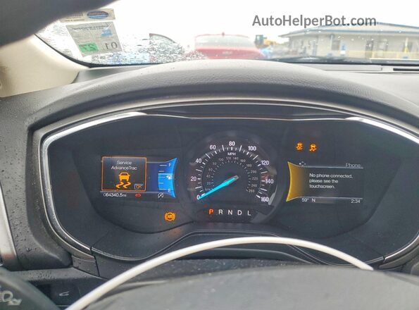 3FA6P0HD4LR143654 2020 FORD FUSION Серебряный Вид щитка приборов
