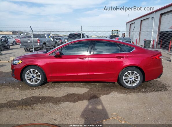 3FA6P0HD4LR156579 2020 FORD FUSION Red 360 interior view