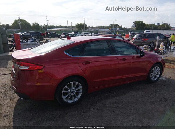 3FA6P0HD4LR156579 2020 FORD FUSION Red Rear interior view