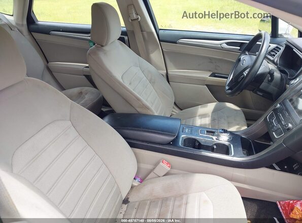3FA6P0HD4LR229160 2020 FORD FUSION White Вид салону спереду