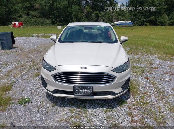3FA6P0HD4LR229160 2020 FORD FUSION White Вид щитка приладів