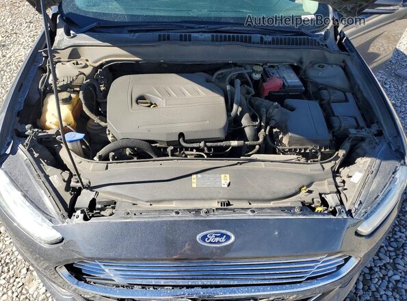 3FA6P0HD5GR218349 2016 FORD FUSION Gray უკანა სალონის ხედი