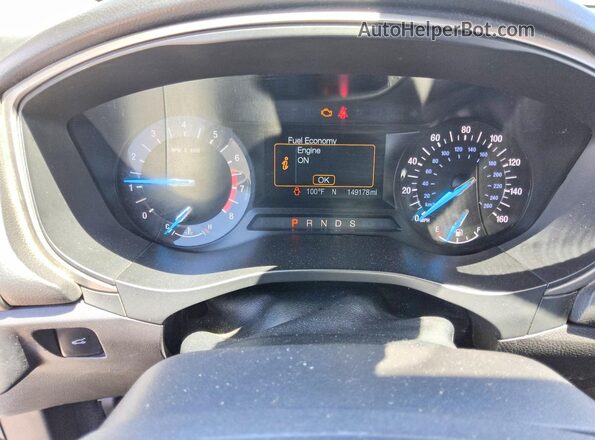 3FA6P0HD5GR260407 2016 FORD FUSION Silver Widok zestawu wskaźników
