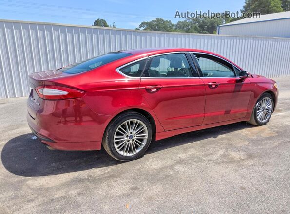 3FA6P0HD5GR265168 2016 FORD FUSION Red Задня права чверть