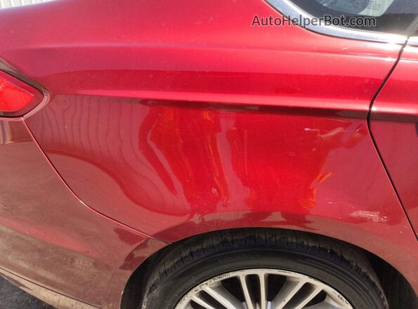 3FA6P0HD5GR265168 2016 FORD FUSION Red 