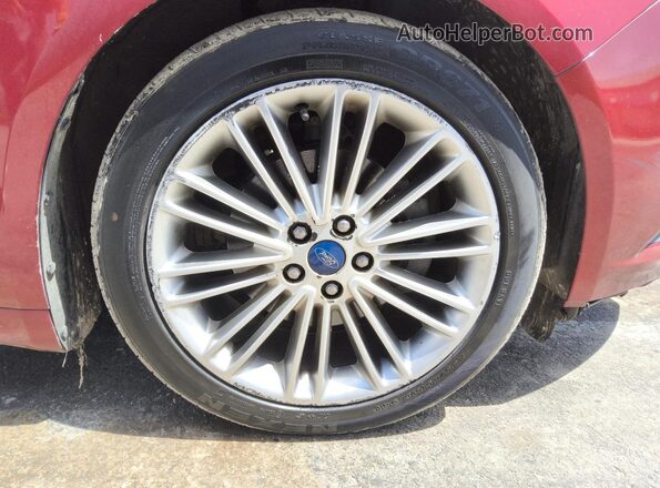 3FA6P0HD5GR265168 2016 FORD FUSION Red 