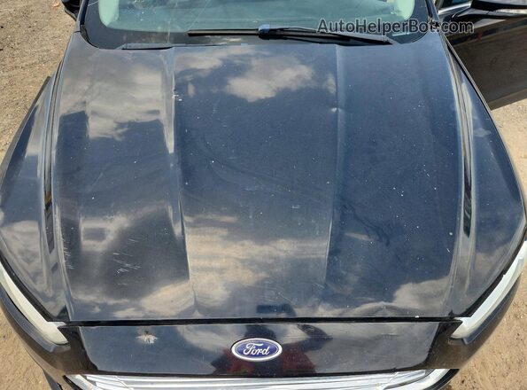 3FA6P0HD5GR320136 2016 FORD FUSION Black Вид задньої частини салону