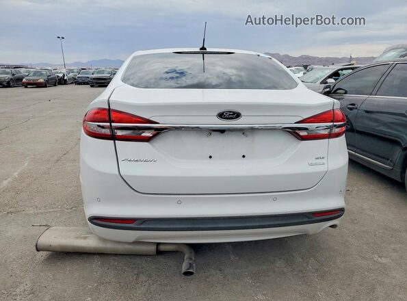 3FA6P0HD5HR252549 2017 FORD FUSION White უკანა ხედი
