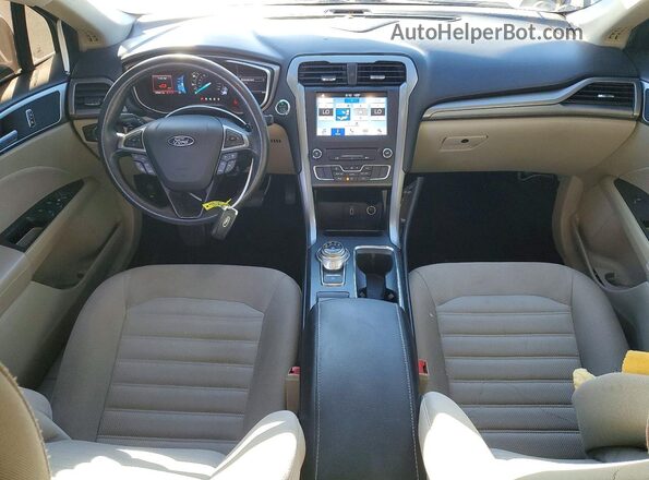 3FA6P0HD5HR252549 2017 FORD FUSION White წინა პანელის ხედი
