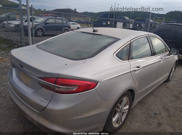 3FA6P0HD5JR179754 2018 FORD FUSION Silver უკანა მარჯვენა