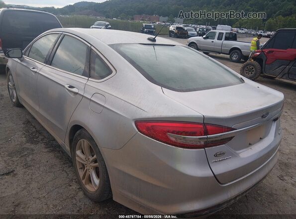 3FA6P0HD5JR179754 2018 FORD FUSION Silver უკანა მარცხენა