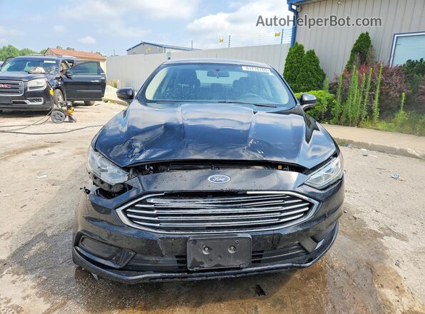 3FA6P0HD5JR199857 2018 FORD FUSION Black Вид спереду