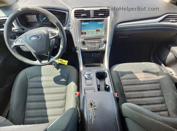 3FA6P0HD5JR199857 2018 FORD FUSION Black Вид панелі приладів