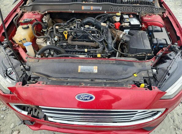 3FA6P0HD5LR184200 2020 FORD FUSION Red 