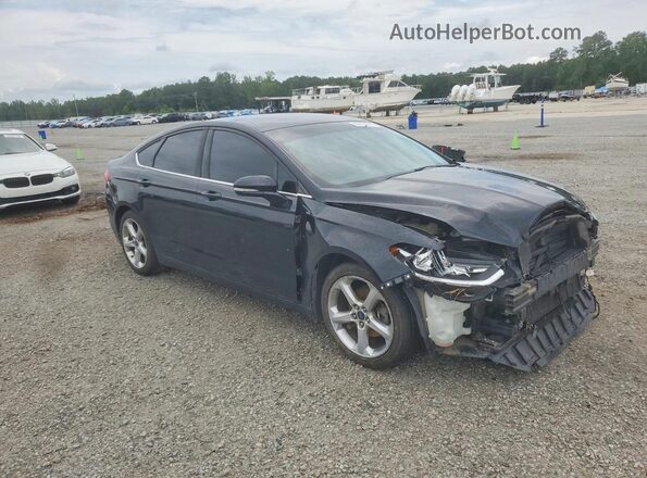 3FA6P0HD6GR219106 2016 FORD FUSION Черный Передняя правая четверть