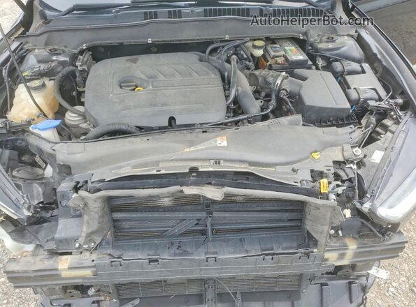 3FA6P0HD6GR219106 2016 FORD FUSION Черный Вид задней части салона
