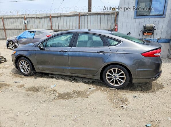 3FA6P0HD6HR123798 2017 FORD FUSION Gray Rear left