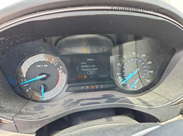 3FA6P0HD6HR123798 2017 FORD FUSION Gray Instrument cluster view