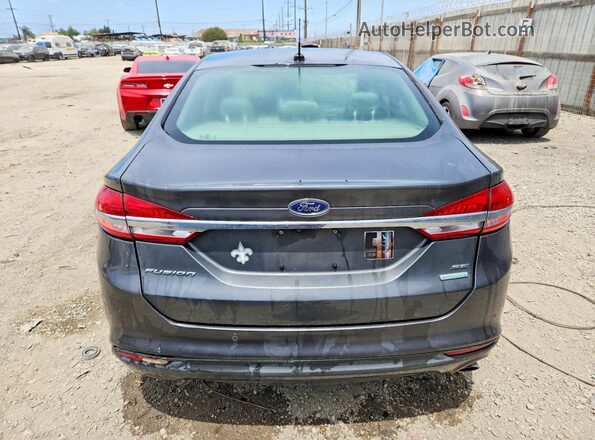 3FA6P0HD6HR123798 2017 FORD FUSION Gray Rear view