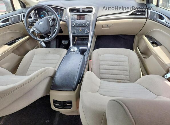 3FA6P0HD6HR123798 2017 FORD FUSION Gray Dashboard view