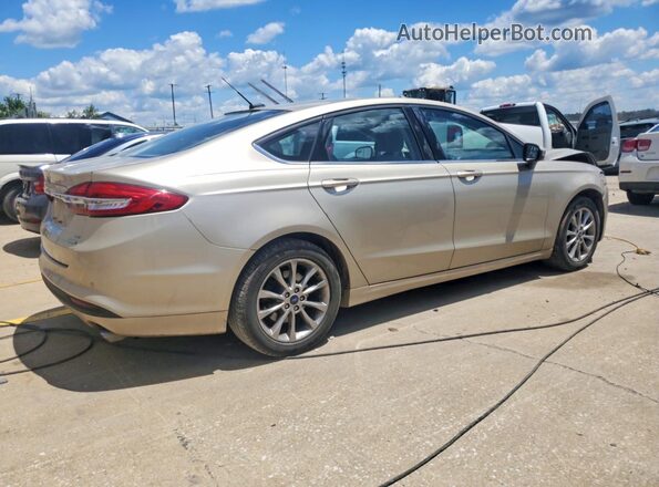 3FA6P0HD6HR289965 2017 FORD FUSION Beige Trasero derecho