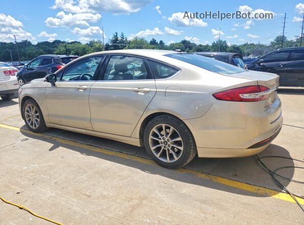 3FA6P0HD6HR289965 2017 FORD FUSION Beige Trasero izquierdo