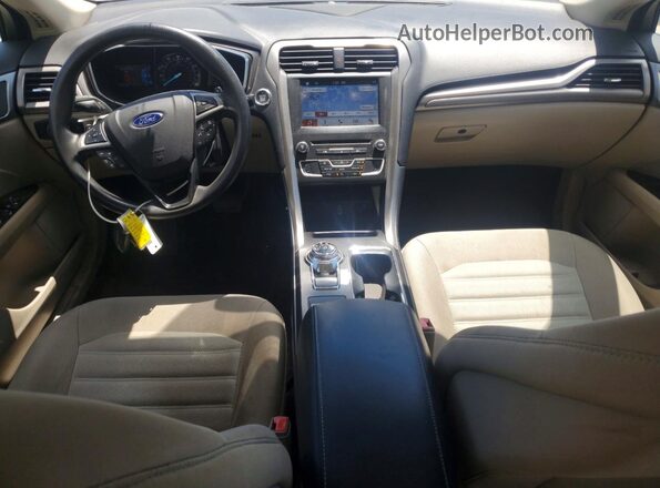 3FA6P0HD6HR289965 2017 FORD FUSION Beige Vista del salpicadero