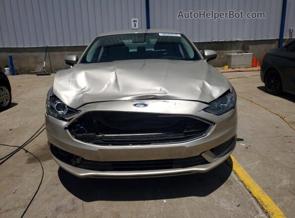 3FA6P0HD6HR289965 2017 FORD FUSION Beige Vista frontal