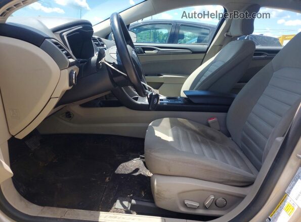 3FA6P0HD6HR289965 2017 FORD FUSION Beige Vista interior delantera
