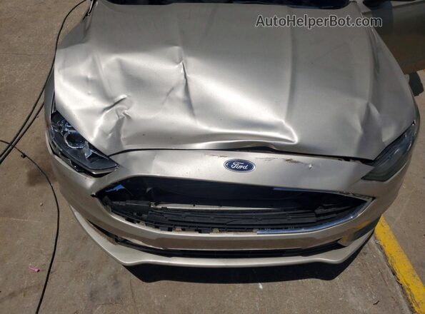 3FA6P0HD6HR289965 2017 FORD FUSION Beige Vista interior trasera