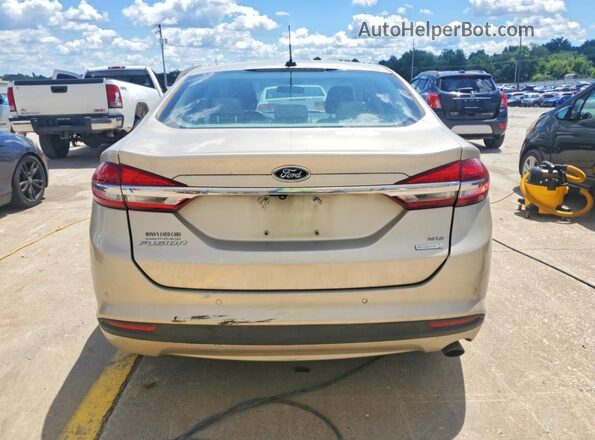 3FA6P0HD6HR289965 2017 FORD FUSION Beige Vista trasera