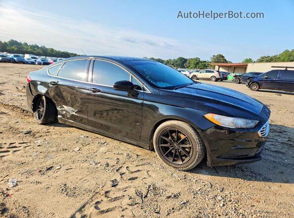 3FA6P0HD6HR376832 2017 FORD FUSION Black Передня права чверть