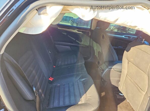 3FA6P0HD6HR376832 2017 FORD FUSION Black Вид задніх сидінь
