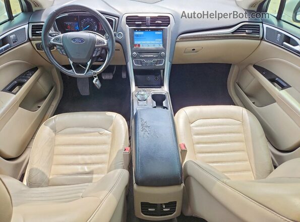 3FA6P0HD6JR153714 2018 FORD FUSION White Առջևի վահանակի տեսք