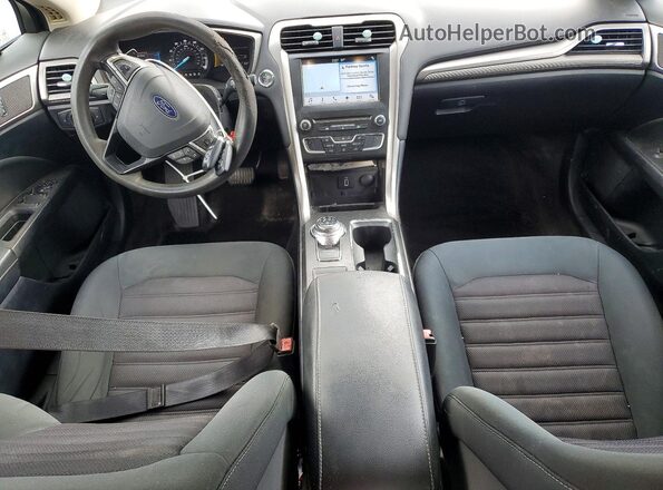 3FA6P0HD6JR174790 2018 FORD FUSION Черный Вид панели приборов