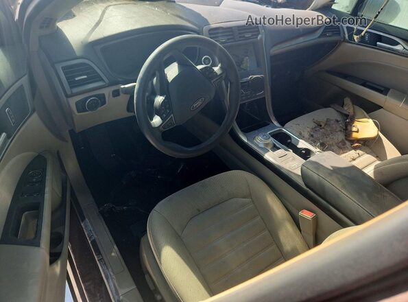 3FA6P0HD6JR224166 2018 FORD FUSION Maroon Widok deski rozdzielczej