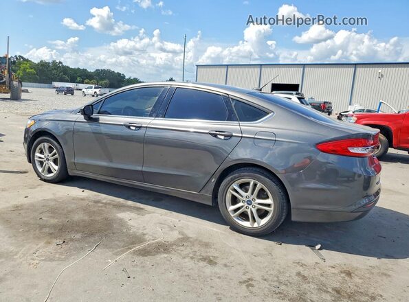 3FA6P0HD6JR264697 2018 FORD FUSION Серый Задняя правая четверть