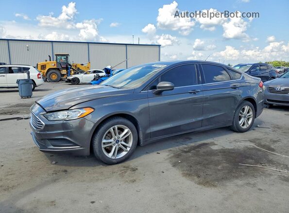 3FA6P0HD6JR264697 2018 FORD FUSION Серый Задняя левая четверть