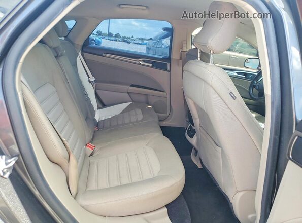 3FA6P0HD6JR264697 2018 FORD FUSION Серый Вид задней части салона