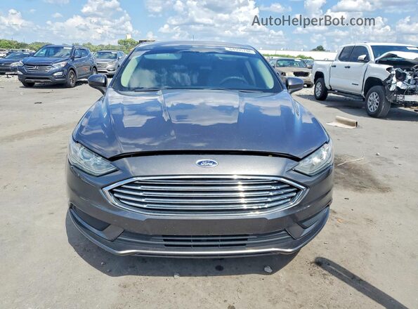 3FA6P0HD6JR264697 2018 FORD FUSION Серый Вид сзади