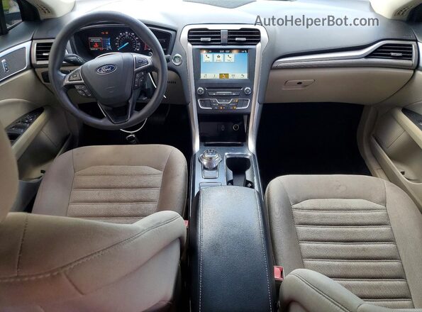 3FA6P0HD6JR264697 2018 FORD FUSION Серый Вид щитка приборов
