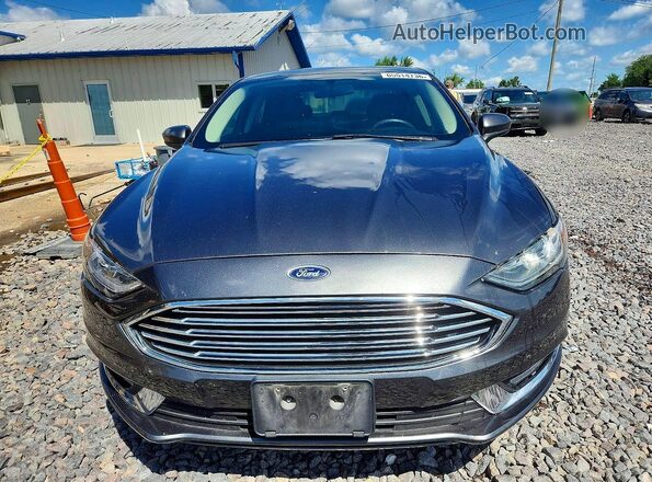 3FA6P0HD6JR280219 2018 FORD FUSION Gray Вид спереду