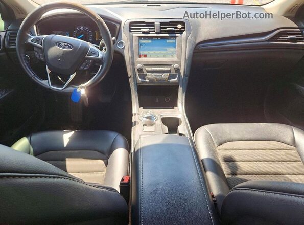3FA6P0HD6JR280219 2018 FORD FUSION Gray Вид панелі приладів