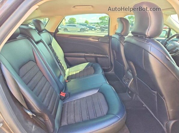 3FA6P0HD6JR280219 2018 FORD FUSION Gray Вид задніх сидінь