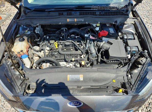 3FA6P0HD6JR280219 2018 FORD FUSION Gray Вид задньої частини салону
