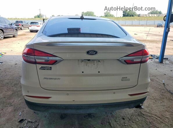 3FA6P0HD6KR135523 2019 FORD FUSION White უკანა ხედი