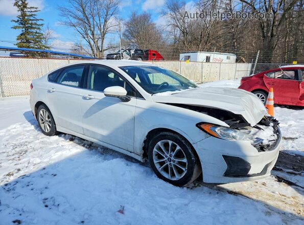3FA6P0HD6KR209331 2019 FORD FUSION White Przód prawy