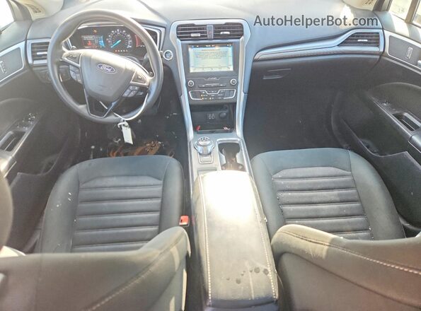 3FA6P0HD6KR209331 2019 FORD FUSION White Widok deski rozdzielczej